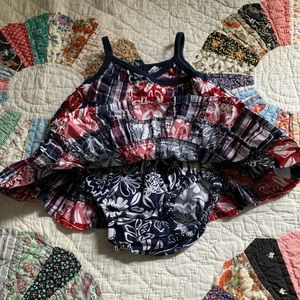 Hawaiian style dress.